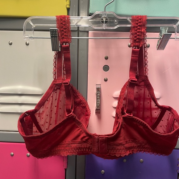 Adore Me Burgundy Lace Bra, NWT, 38 DD - Picture 2 of 5